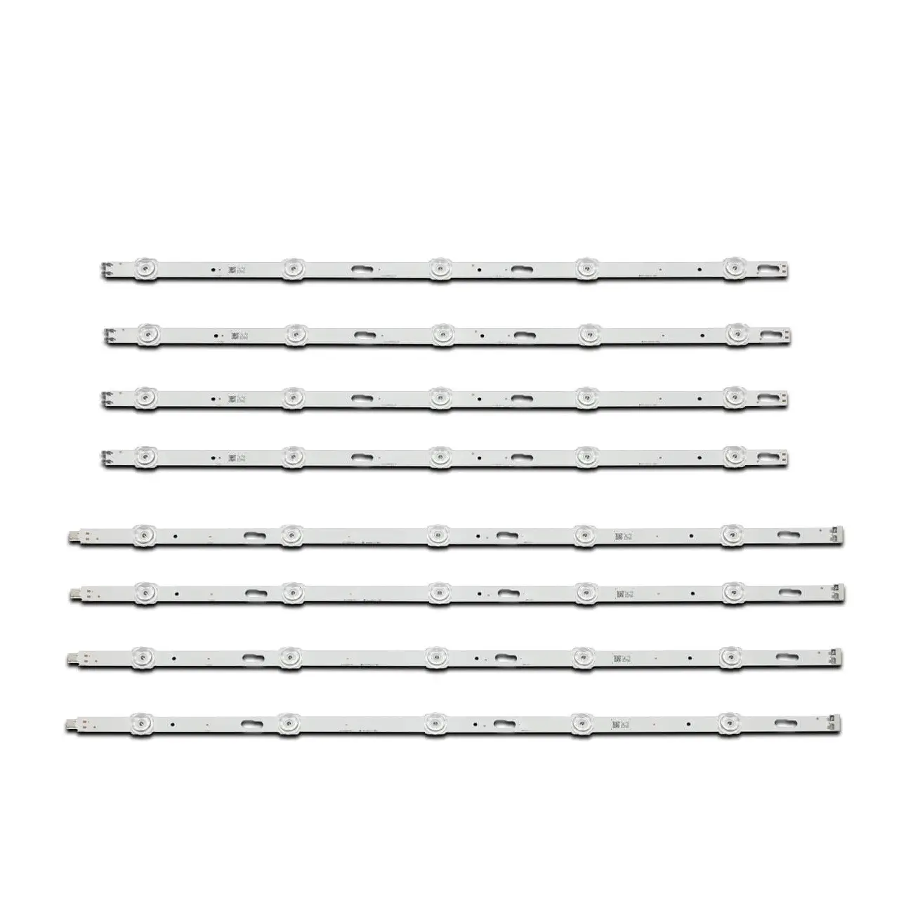 4 планки, 10 LED